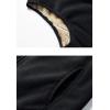 imageFlygo Mens Full Zip Fleece Sherpa Lined Vest Outdoor Warm Waistcoat Sleeveless JacketDark Grey