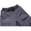 imageFlygo Mens Lightweight Quick Dry Windproof Waterproof Convertible Cargo PantsGrey