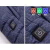 imageFlygo Mens Lightweight USB Electric Heated Vest Removable Hooded Body Warmer VestBlack