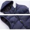 imageFlygo Mens Lightweight USB Electric Heated Vest Removable Hooded Body Warmer VestBlack
