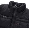 imageFlygo Mens Lightweight Warm Quilted Cotton Padded Puffer Down Vest Waistcoat Jacket with PocketsBlack