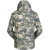 imageFlygo Mens Mens Tactical Camouflage Hooded Outdoor Fleece Coat Softshell Jacket ACU Camouflage Small