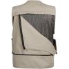 imageFlygo Mens Outdoor Work Utility Fishing Hunting Photography Travel Vest with Multiple Pockets Small Beige
