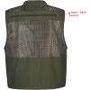 imageFlygo Mens Summer Mesh Fishing Vest Outdoor Photography Journalist Travel Vest with Pockets 02 Black L