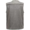 imageFlygo Mens Summer Mesh Fishing Vest Outdoor Photography Journalist Travel Vest with Pockets Army Green L
