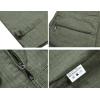 imageFlygo Mens Summer Outdoor Work Safari Fishing Travel Photo Vest with Pockets Style 02 Army Green XXLarge