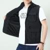 imageFlygo Mens Utility Casual Hooded Outdoor Work Fishing Travel Photo Vest Jacket with PocketsBlack