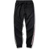 imageFlygo Mens Winter Warm Fleece Joggers Pants Sherpa Lined Running Active SweatpantsBlack