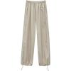 imageFlygo Track Pants Women Baggy Pants Y2k Cargo Pants Womens Spring Fashion Parachute Pant for WomenApricot