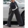 imageFlygo Track Pants Women Baggy Pants Y2k Cargo Pants Womens Spring Fashion Parachute Pant for WomenGrey