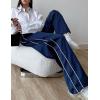 imageFlygo Track Pants Women Baggy Pants Y2k Cargo Pants Womens Spring Fashion Parachute Pant for WomenNavy
