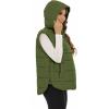 imageFlygo Women Quilted Pullover Puffer Vest Jacket Oversized Lightweight Sleeveless Down Vests OuterwearArmy Green