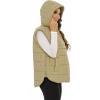 imageFlygo Women Quilted Pullover Puffer Vest Jacket Oversized Lightweight Sleeveless Down Vests OuterwearKhaki