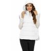 imageFlygo Women Quilted Pullover Puffer Vest Jacket Oversized Lightweight Sleeveless Down Vests OuterwearWhite