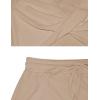 imageFlygo Womens 2 Piece Outfits Long Bell Sleeve Criss Cross Wrap Crop Top Mini Skirt SetRed