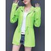 imageFlygo Womens Casual Jackets UPFUV 50 Full Zip Hoodie Outdoor Sports Rash Guard ShirtsGreen