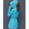 imageFlygo Womens Casual Jackets UPFUV 50 Full Zip Hoodie Outdoor Sports Rash Guard ShirtsTurquoise