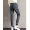 imageFlygo Womens Causal Thick Fleece Sherpa Lined Trousers Basic High Waist Sport PantGrey