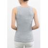 imageFlygo Womens Fleece Lined Tank Top Thermal Skinny Underwear TopsGrey