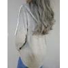imageFlygo Womens Hoodies Tops Solid V Neck Long Sleeve TShirts Blouse Tunics Drawstring Pullover SweatshirtsGrey