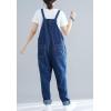 imageFlygo Womens Loose Baggy Denim Bib Overalls Jumpsuit Harem PantsStyle 05 Blue