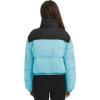 imageFlygo Womens Puffer Jacket Winter Coats Long Sleeve Zip up Lightweight Quilted JacketsBlue