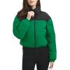imageFlygo Womens Puffer Jacket Winter Coats Long Sleeve Zip up Lightweight Quilted JacketsGreen