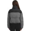 imageFlygo Womens Puffer Jacket Winter Coats Long Sleeve Zip up Lightweight Quilted JacketsGrey