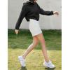imageFlygo Womens UPF 50 Sun Protection Cropped Athletic Jackets Zip Up Hoodie Running Workout Shirts Outdoor JacketBlack