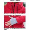 imageFlygo Womens Winter Warm Hooded Down Coat Quilted Puffer Outwear JacketsRed