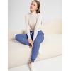 imageFlygo Womens Winter Warm Jogging Pants Sherpa Lined Sweatpants Sports Active SweatpantsBlue