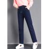 imageFlygo Womens Winter Warm Pants Sherpa Lined Sweatpants Athletic Joggers Fleece Pants02 Navy