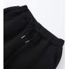imageFlygo Womens Winter Warm Pants Sherpa Lined Sweatpants Athletic Joggers Fleece PantsBlack