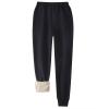imageFlygo Womens Winter Warm Pants Sherpa Lined Sweatpants Athletic Joggers Fleece PantsBlack