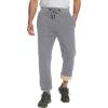 imageMens Winter Heavyweight Warm Jogger Pants Fleece Pants Sherpa Lined Sweatpants Active AthleticLight Grey