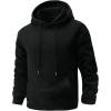 imageFlygo Mens Active Hoodies Fleece Lined Hoodie Lightweight Casual Athletic Workout Long Sleeve Hooded SweatshirtBlack