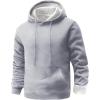 imageFlygo Mens Active Hoodies Fleece Lined Hoodie Lightweight Casual Athletic Workout Long Sleeve Hooded SweatshirtGrey