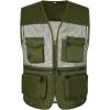 imageFlygo Mens Outdoor Summer Work Travel Safari Fishing Photo Vest with PocketsArmy Green
