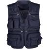 imageFlygo Mens Summer Mesh Fishing Vest Outdoor Photography Journalist Travel Vest with Pockets 02 Navy L