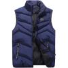 imageFlygo Mens Winter Outdoor Lightweight Sleeveless Padded Puffer Vest Jacket CoatBlue