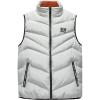 imageFlygo Mens Winter Outdoor Lightweight Sleeveless Padded Puffer Vest Jacket CoatGrey
