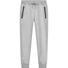 imageFlygo Mens Winter Thermal Fleece Tapered Joggers Running Sweatpants Active PantsGrey