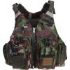 imageFlygo MultiPockets Fly Bass Fishing Vest Pack for Outdoor Activities Adjutable Size for MenWomenCamo Foam Style