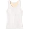 imageFlygo Womens Fleece Lined Tank Top Thermal Skinny Underwear TopsWhite