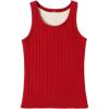 imageFlygo Womens Thermal Underwear Winter Warm Base Layer Fleece Lined Cami Tank TopsWine Red