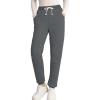 imageFlygo Womens Winter Warm Jogging Pants Sherpa Lined Sweatpants Sports Active SweatpantsDark Grey