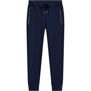 imageFlygo Mens Winter Thermal Fleece Tapered Joggers Running Sweatpants Active PantsBlue