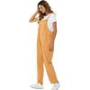 imageFlygo Womens Overalls Cotton Linen Overalls for Women Loose Fit Harem Wide Leg Jumpsuit with PocketsGinger