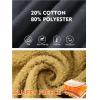 imageFlygo Mens Winter Jackets Sherpa Lined Fleece Trucker Jacket Thick Warm Lapel Work Cargo Coat OuterwearDark Grey
