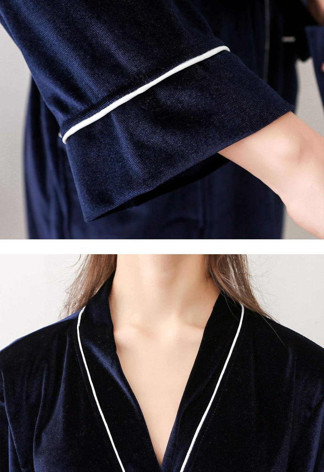 imageFlygo Mens Pleuche Bathrobe Long Nightwear Sleepwear PocketsGrey